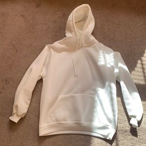 White hoodie